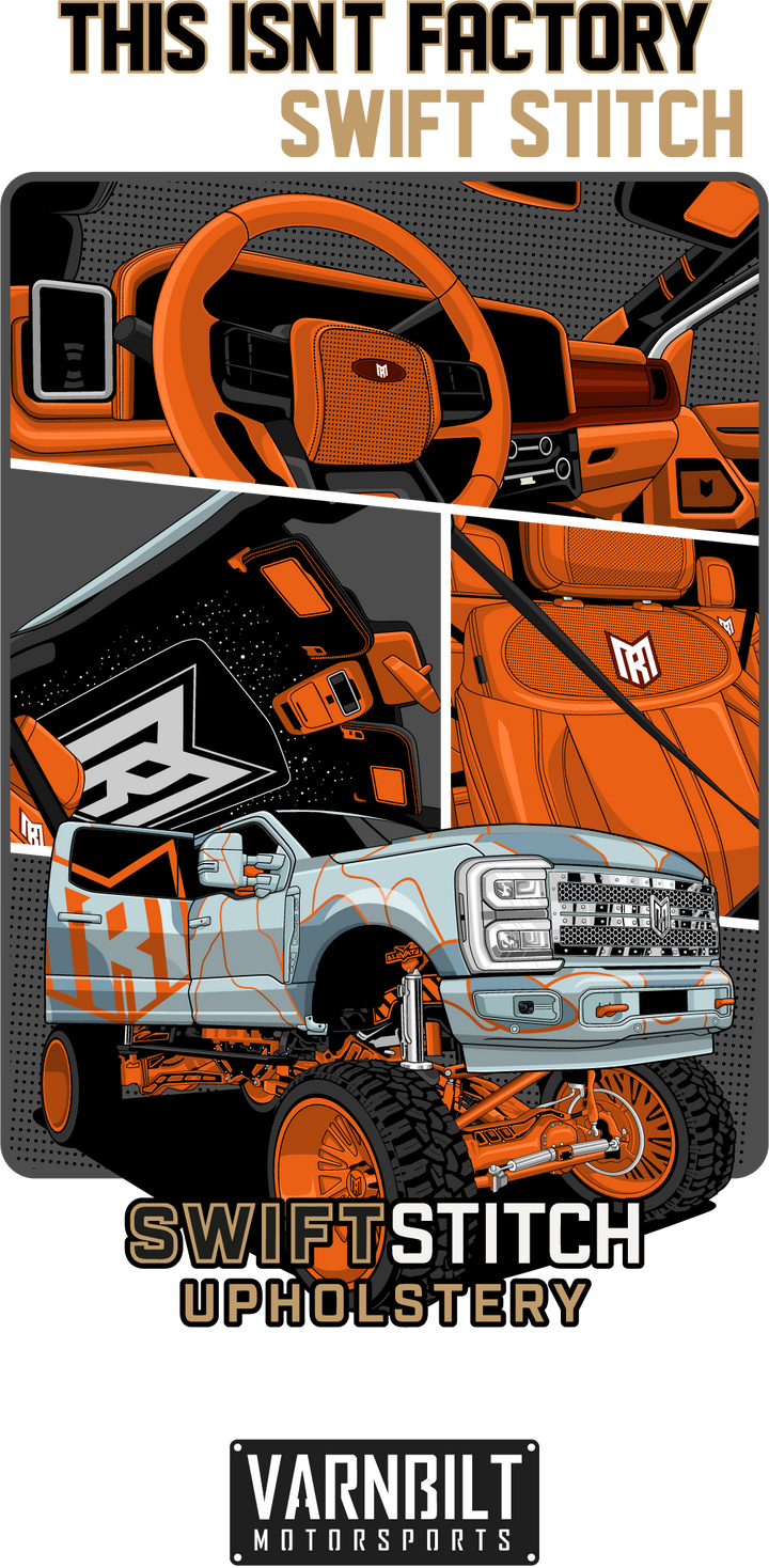 *PREORDER* Swift Stitch x Varnbilt Motorsports x Mitchell Robinson 25 SEMA Build Tshirt