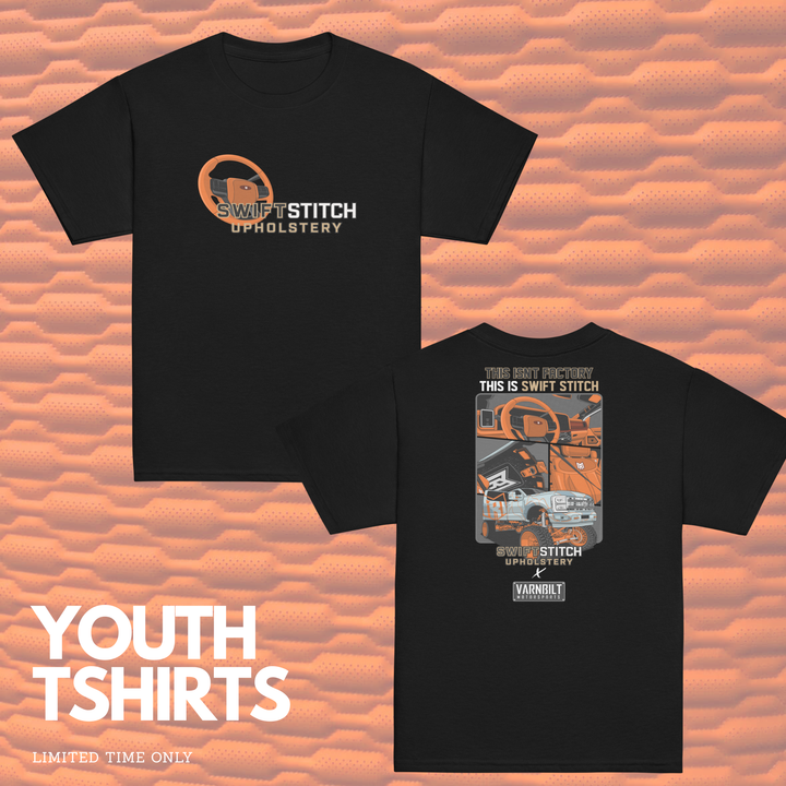 *PREORDER* YOUTH Swift Stitch x Varnbilt Motorsports x Mitchell Robinson 25 SEMA Build Tshirt