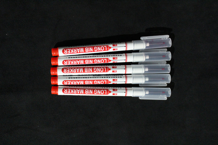 5 Pack Long Nib Upholstery Markers
