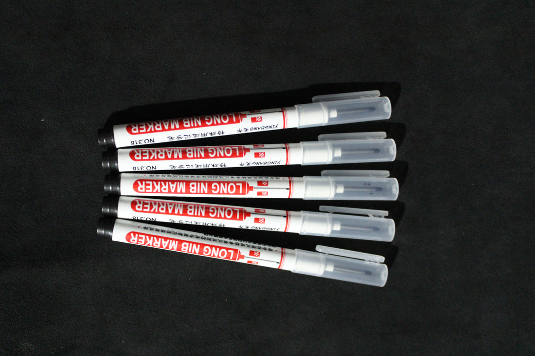 5 Pack Long Nib Upholstery Markers