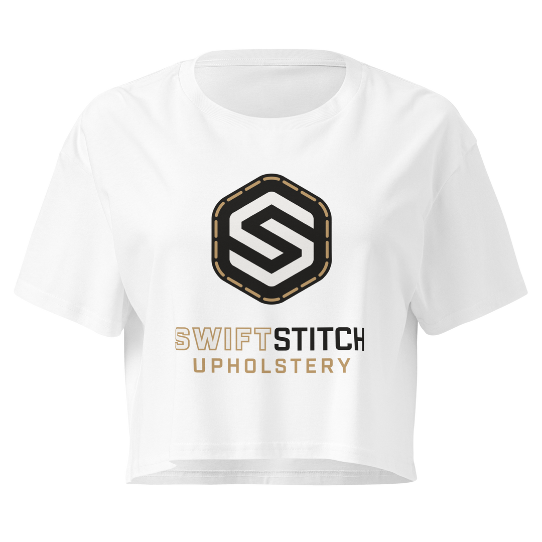 Women’s Swift Stitch Crop Top | White